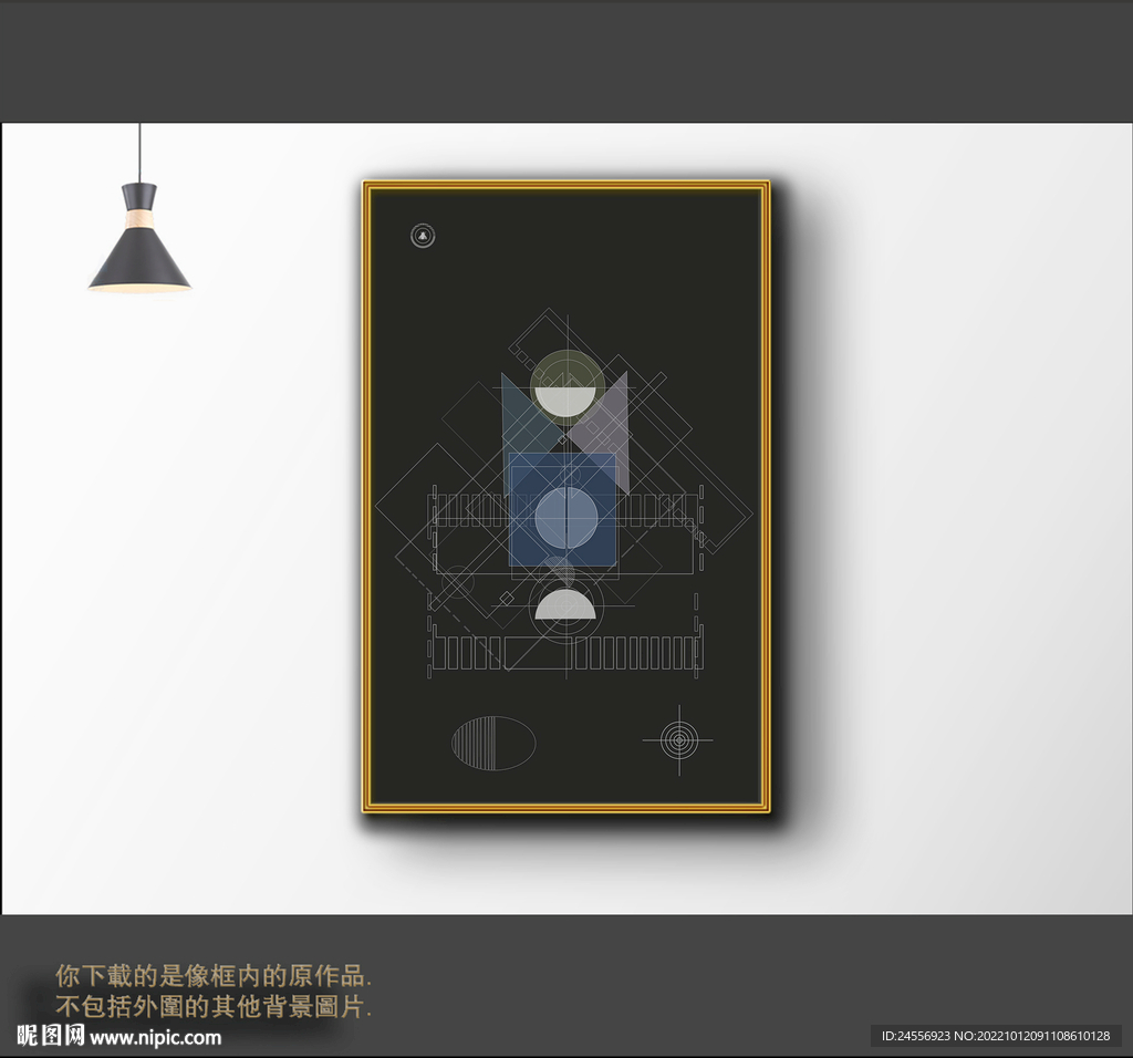 罗马古典色块抽象画