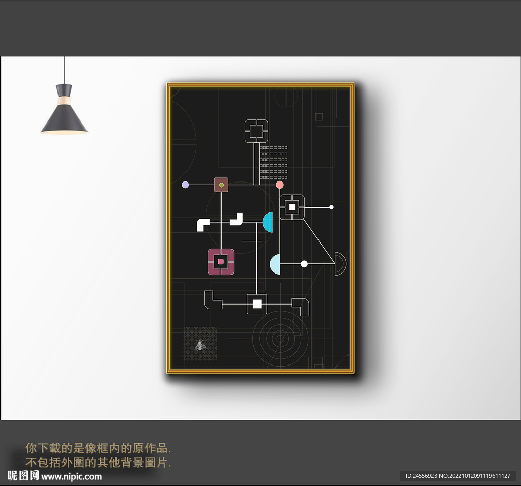 罗马古典色块抽象画