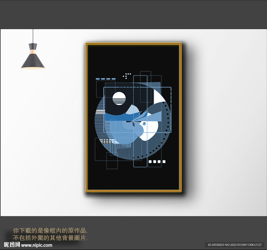 罗马古典色块抽象画