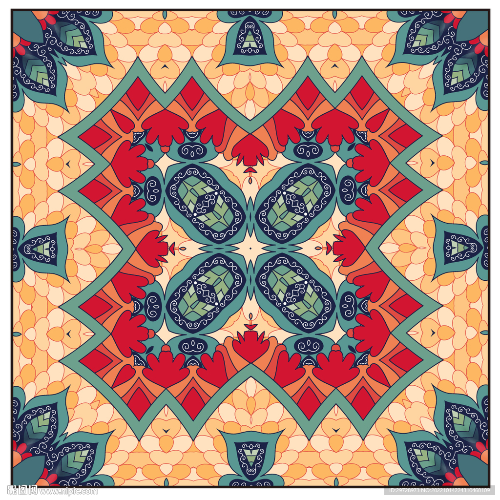 抽象民族风图案