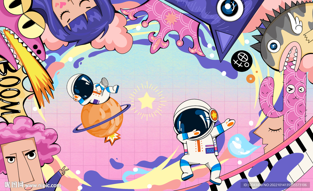 时尚星球幻想壁纸