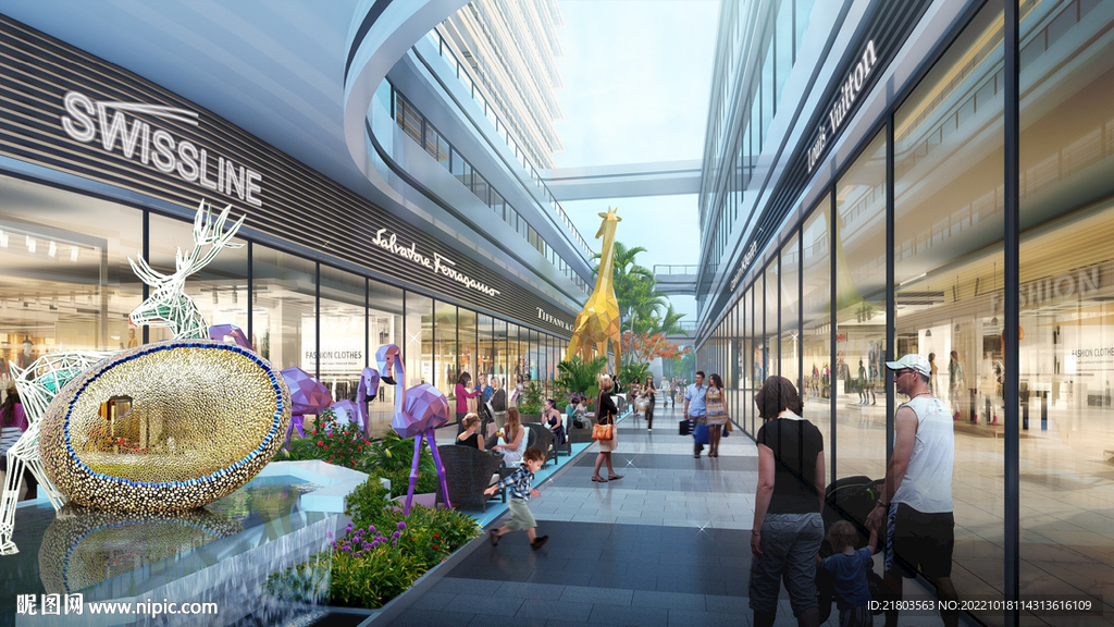 建筑效果图商业效果图景观效果图