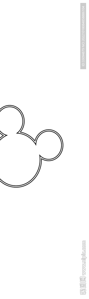 高清分层透明底平开门打印图