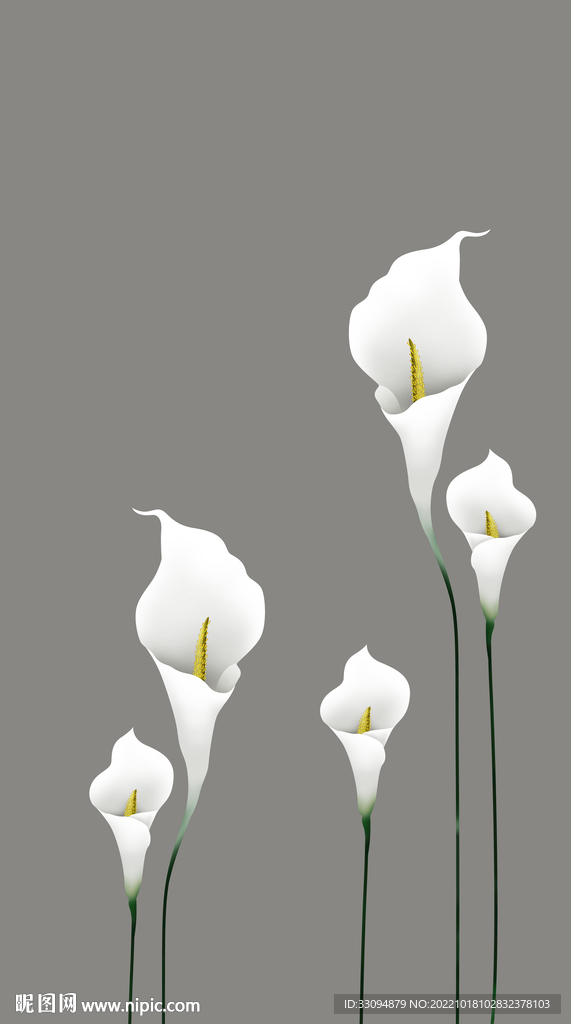 高清分层透明底推拉门打印图