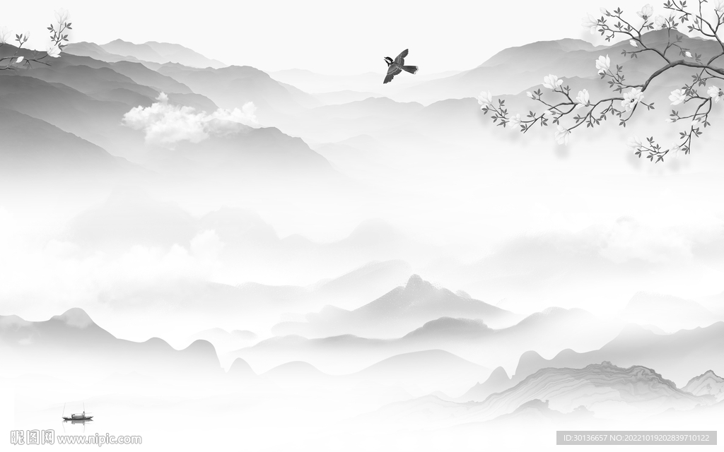 电视 爆款人气山水 Tif分层