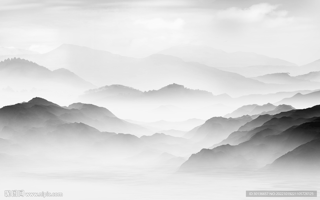 高端最新高雅山水 Tif分层