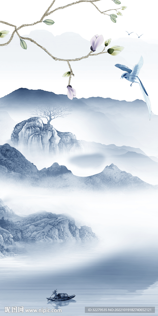 别墅 山水最新玄关 Tif分层