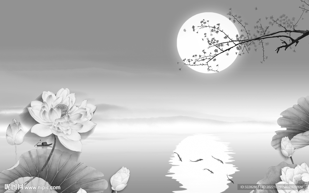 电视新上架山水画 tiF分层