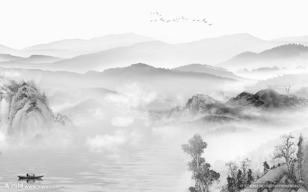 爆款 新品高清山水 tiF分层