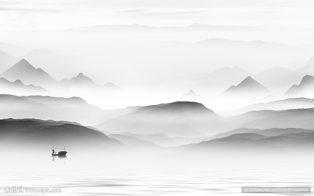 高档 新品高清山水 tiF分层