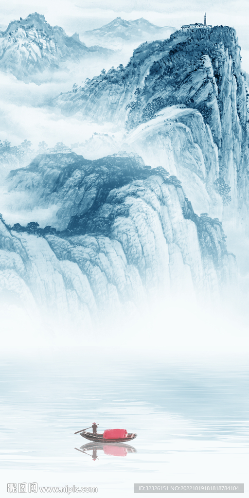 高端 新品山水玄关 TIf分层