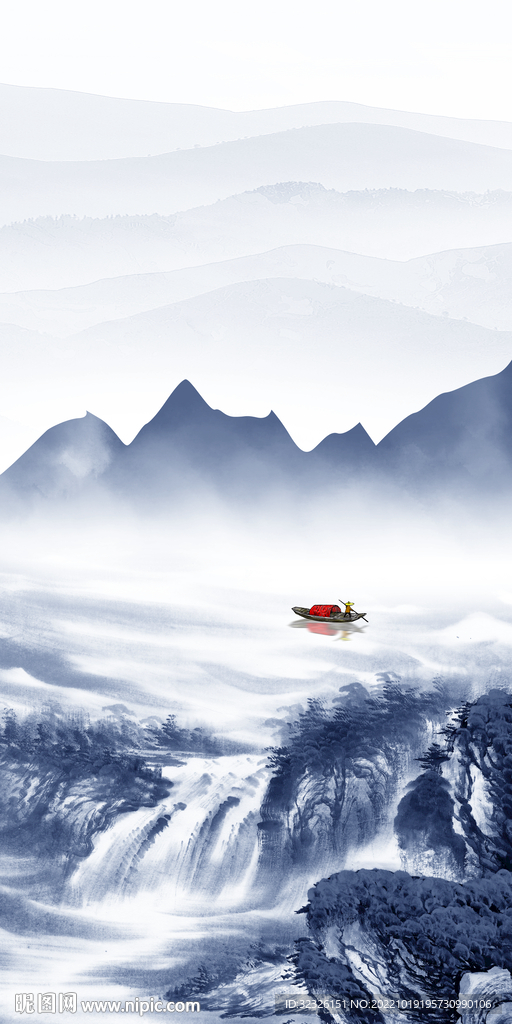 高清 最新山水玄关 TIf分层