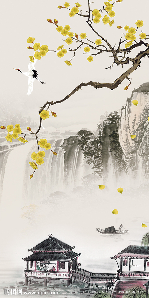 古风 简约高档玄关 Tif分层