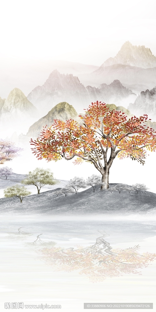 现代 高端新款玄关 Tif分层