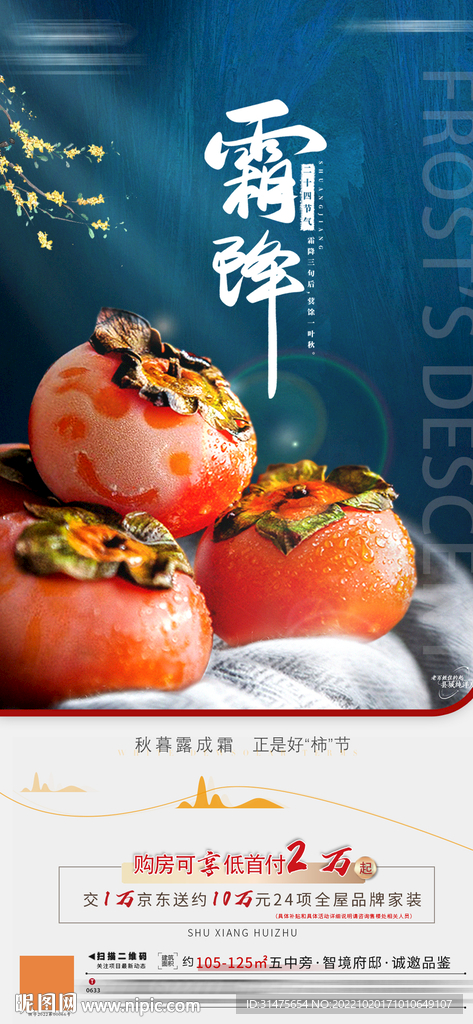 柿子地产霜降节气单图