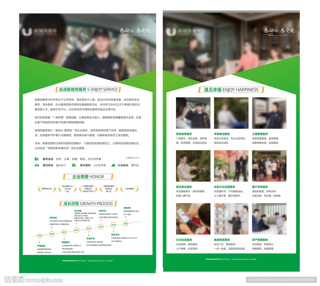 地产物业服务价值点海报展板