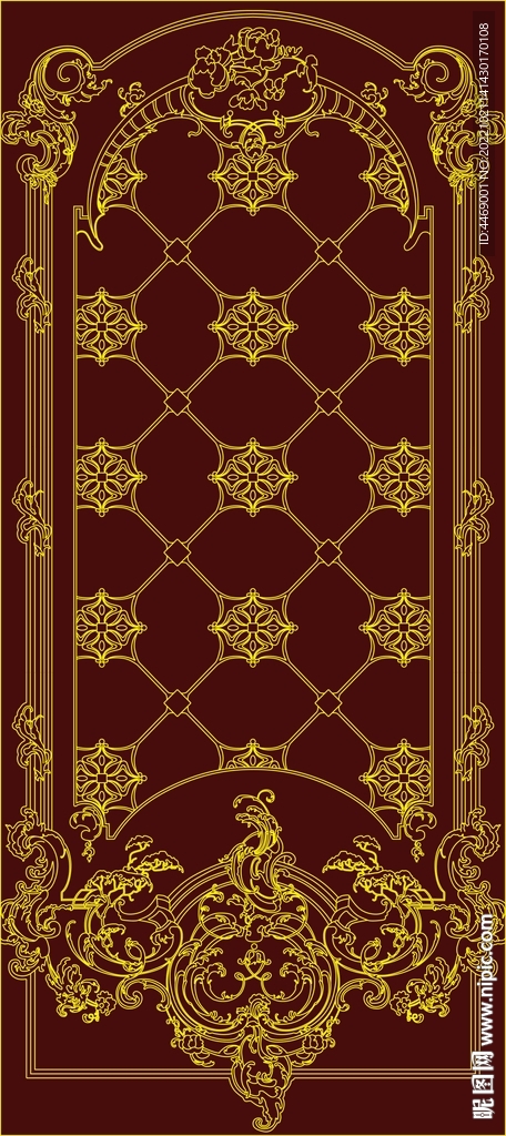 欧式图边框花纹