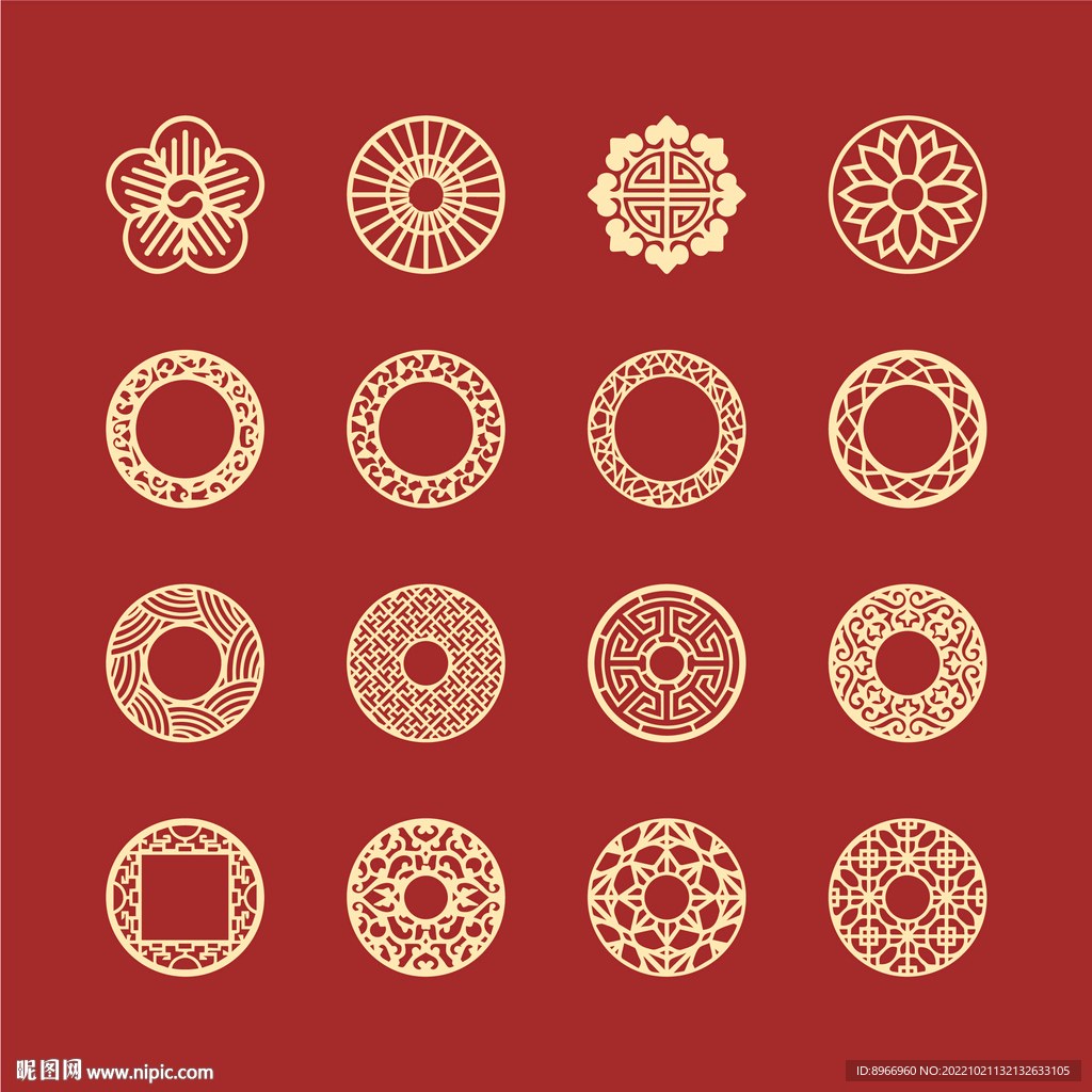 中国风传统花纹