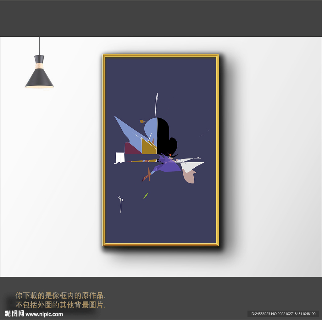 新中式简约抽象装饰画