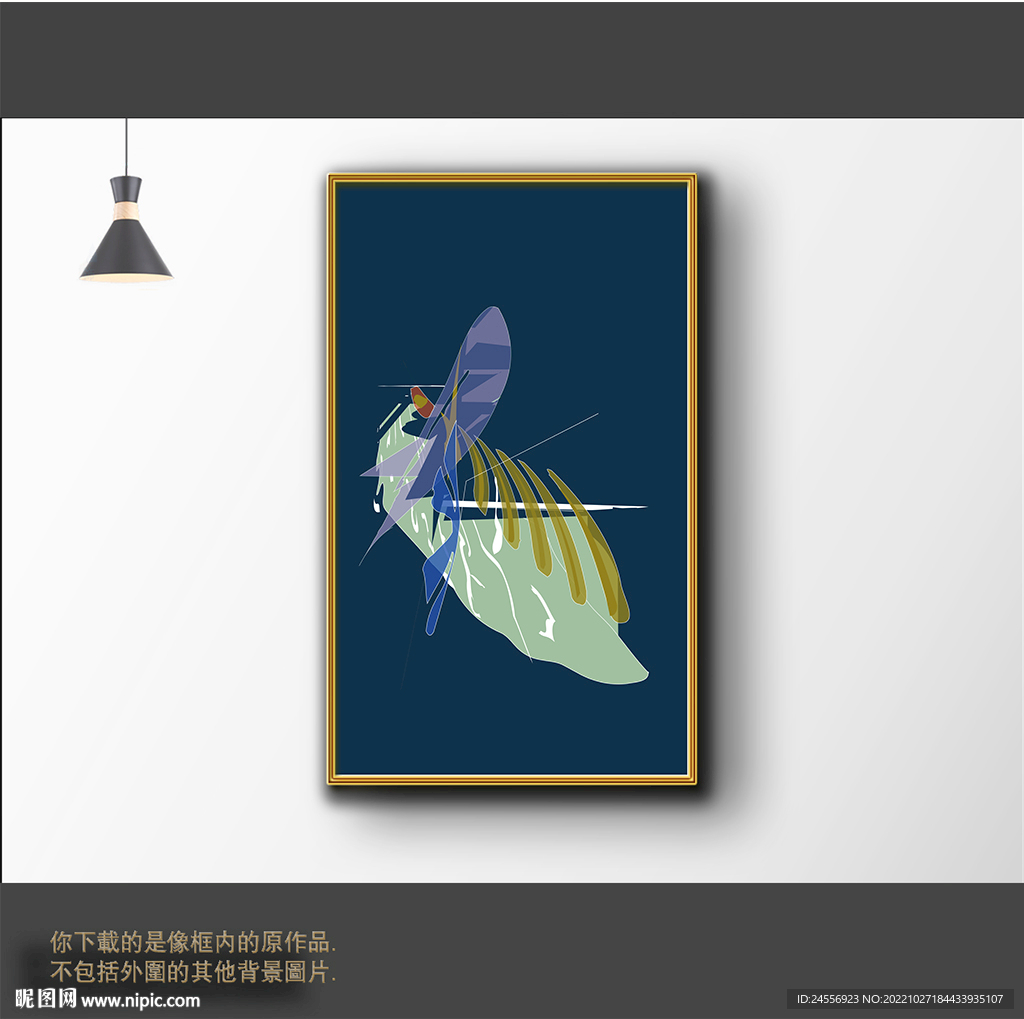 新中式简约抽象装饰画