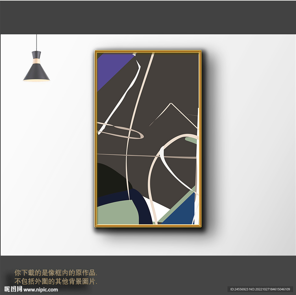 新中式简约抽象装饰画