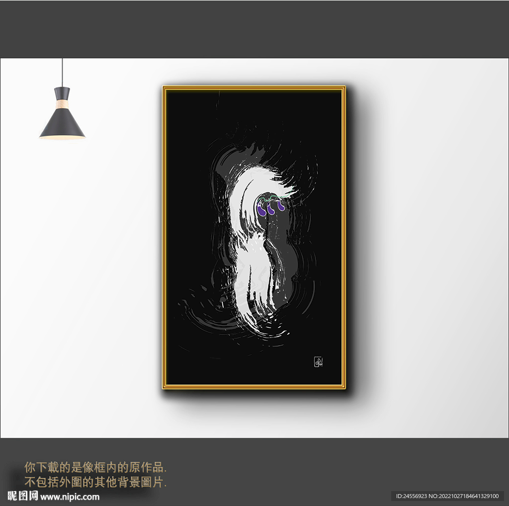 新中式简约抽象装饰画