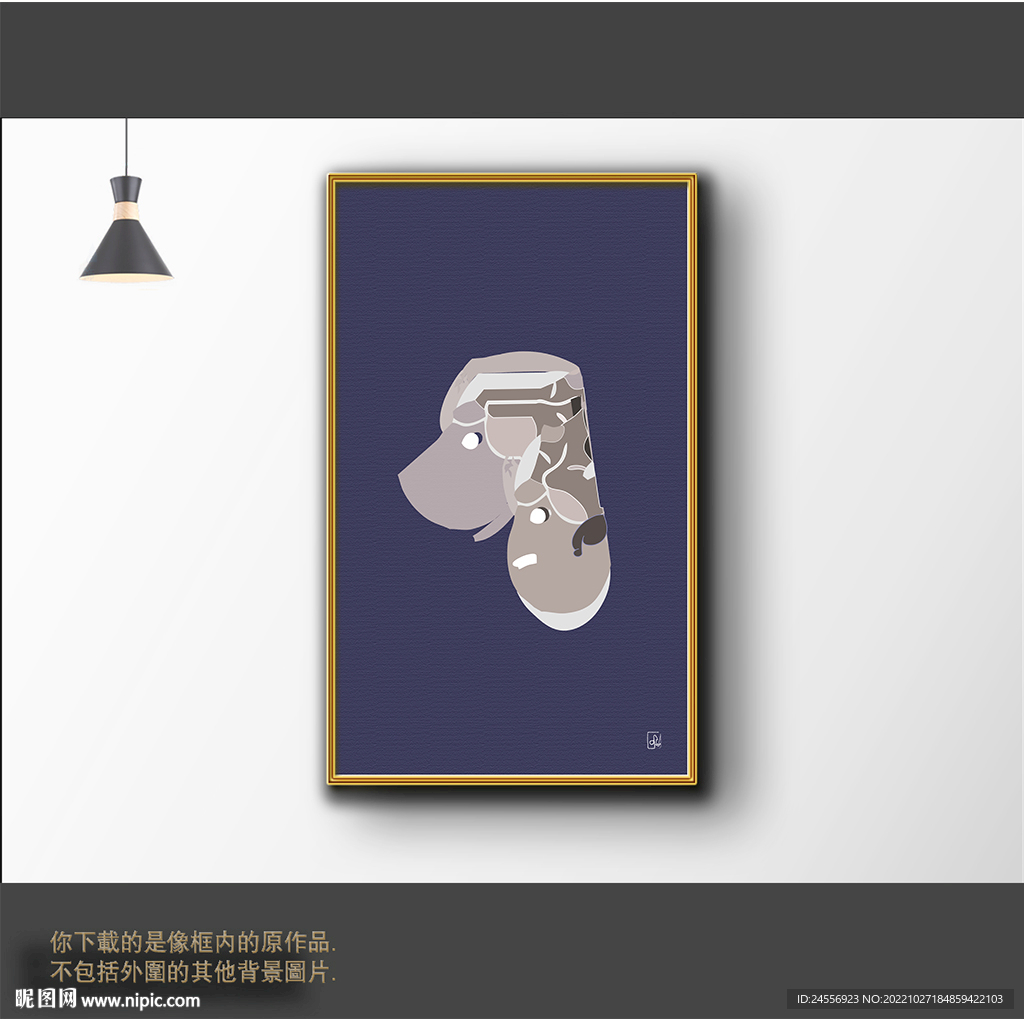 新中式简约抽象装饰画