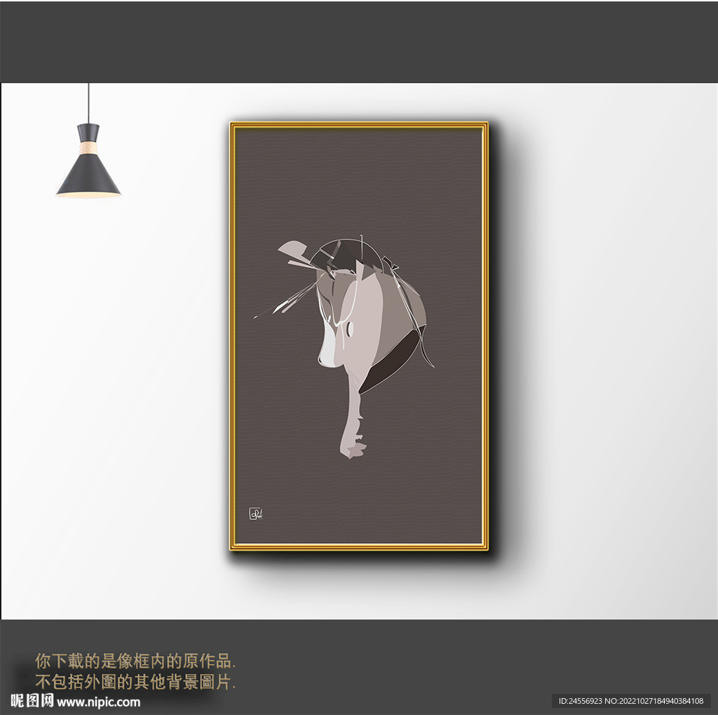 新中式简约抽象装饰画