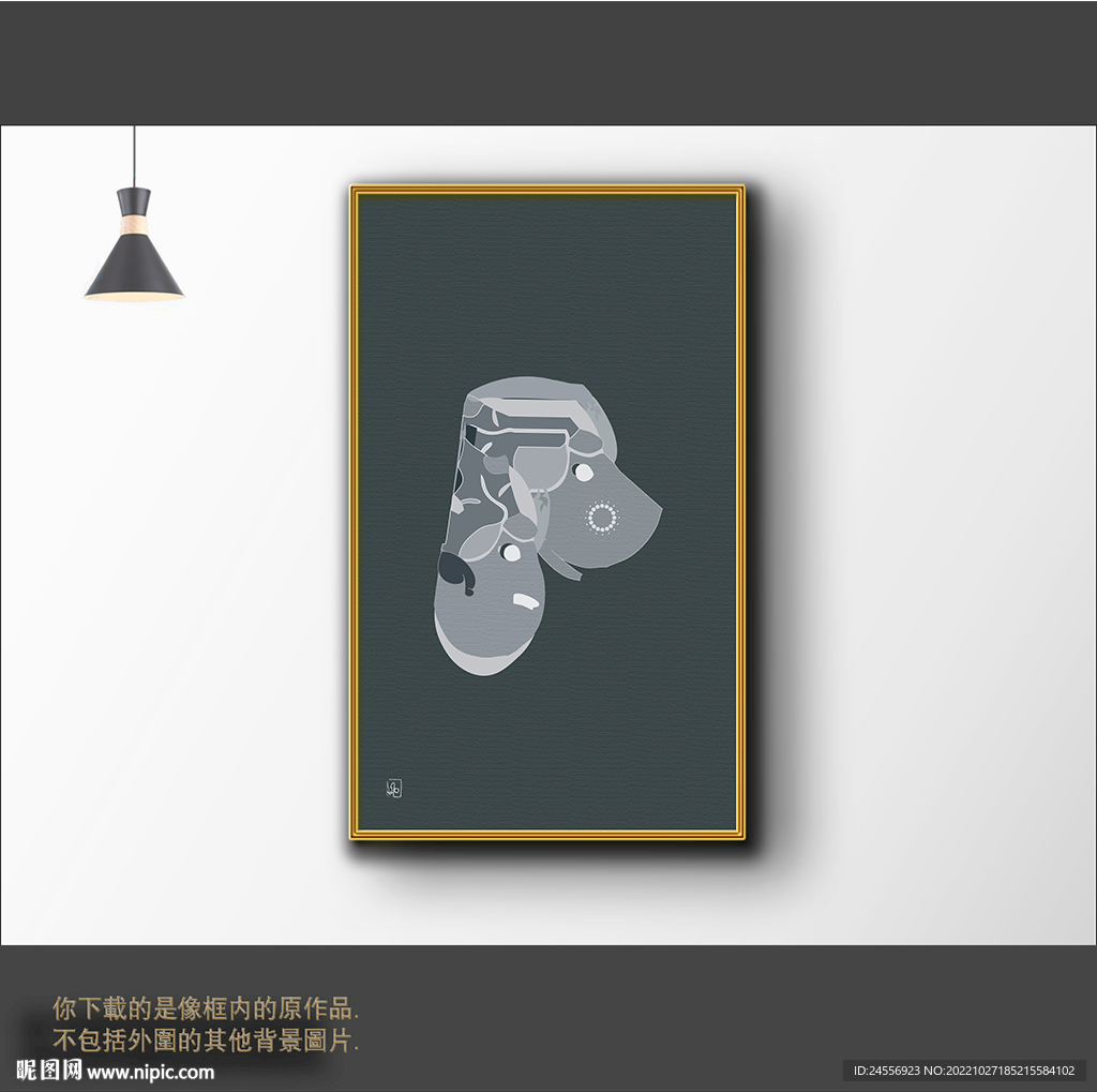 新中式简约抽象装饰画