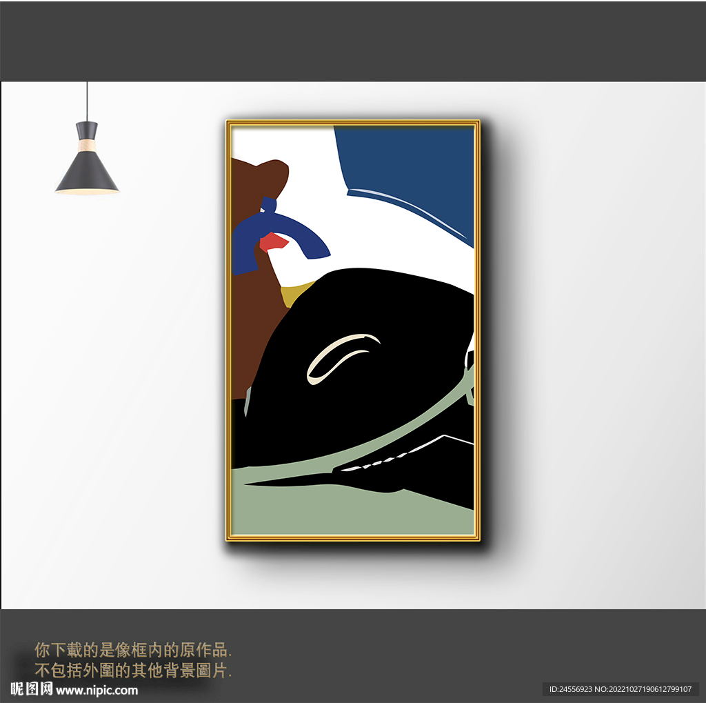 新中式简约抽象装饰画