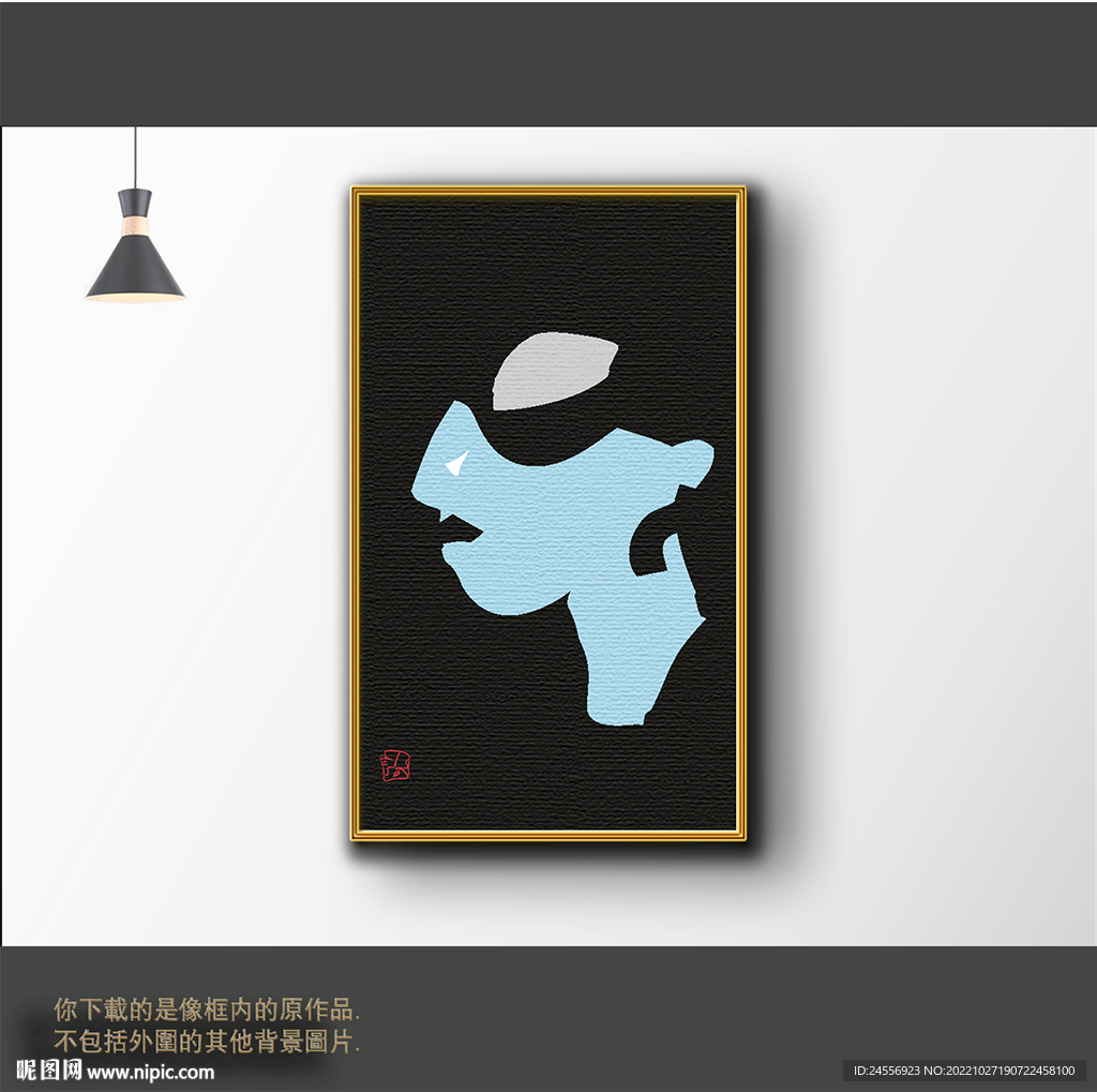 新中式简约抽象装饰画