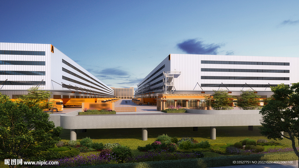 厂房透视效果图