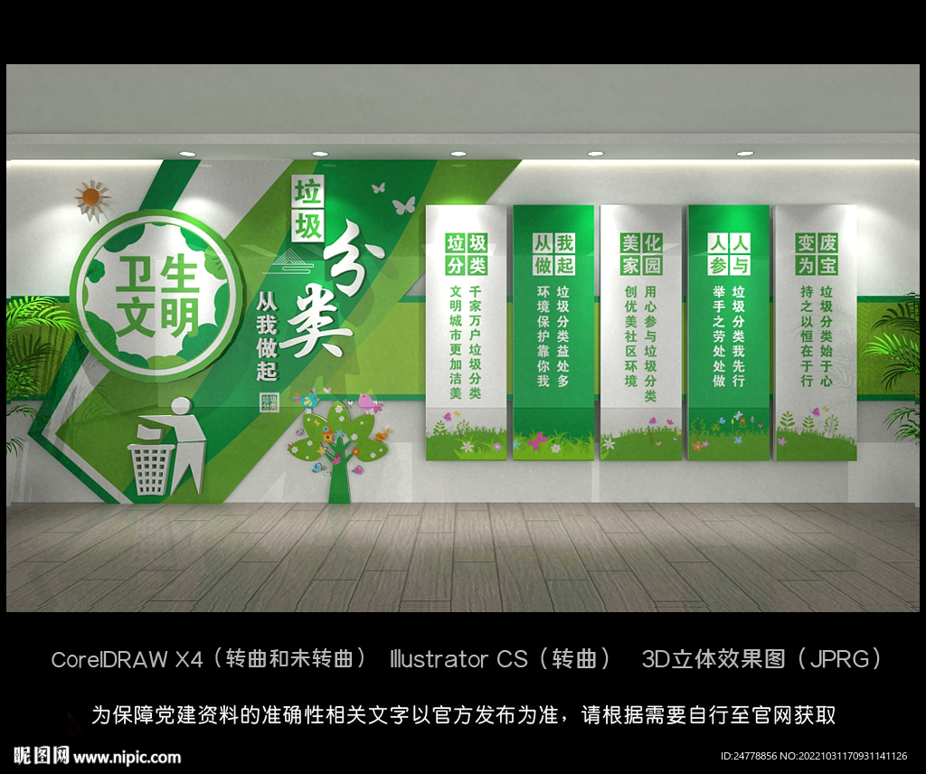 垃圾分类文化墙