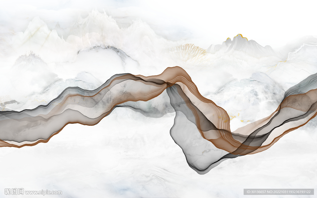 线条 最新客厅画 tif分层