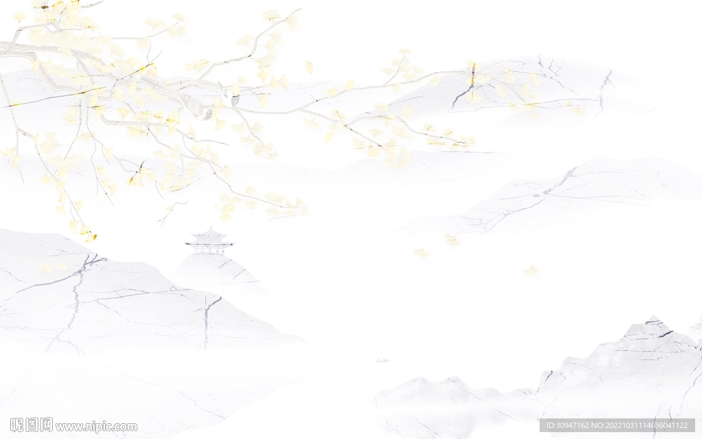 人气 新爆款山水画 tIf分层