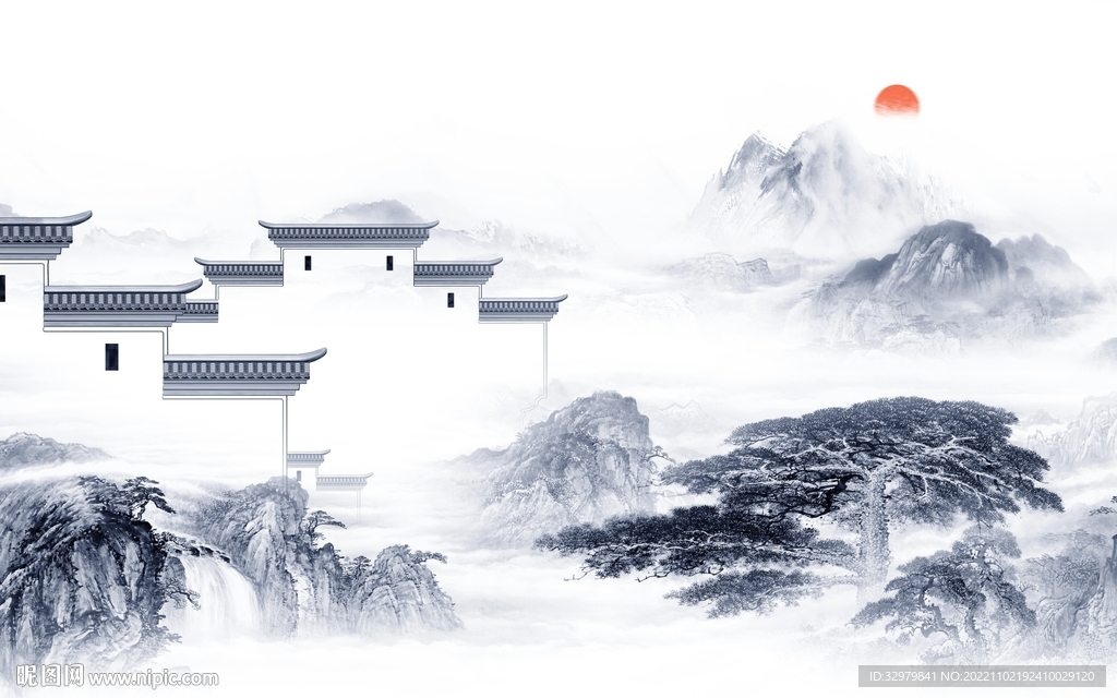 别墅 新品高端山水 tif分层