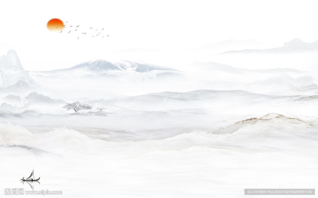 人气  新品高端山水 tif分