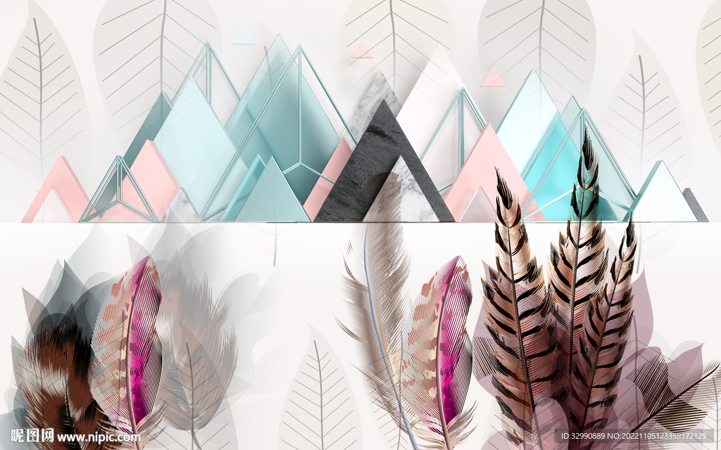 高清 现代装饰画 TIF分层 