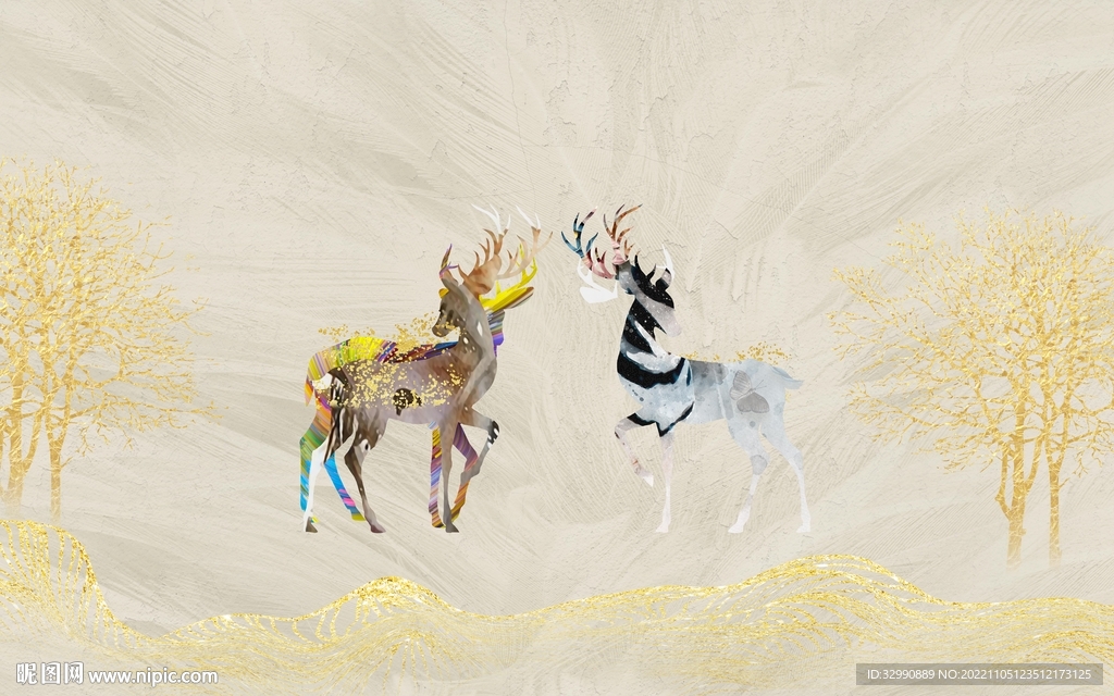 别墅 现代装饰画 TIF分层 