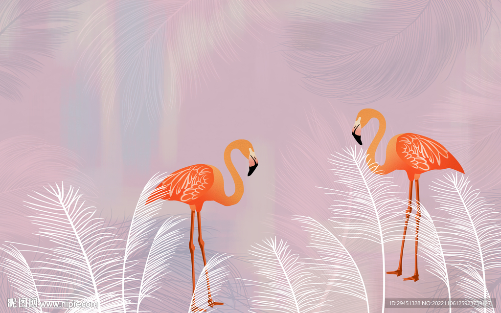 人气 欧式背景墙画 TIF分层