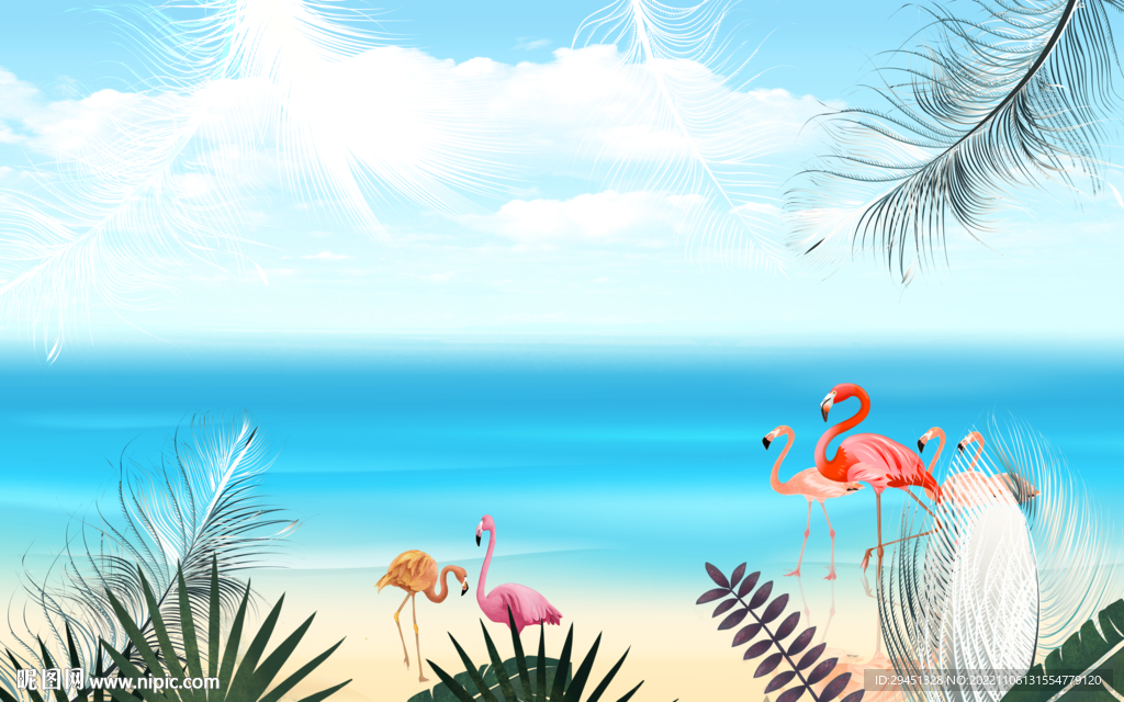 高档 欧式背景墙画 TIF分层