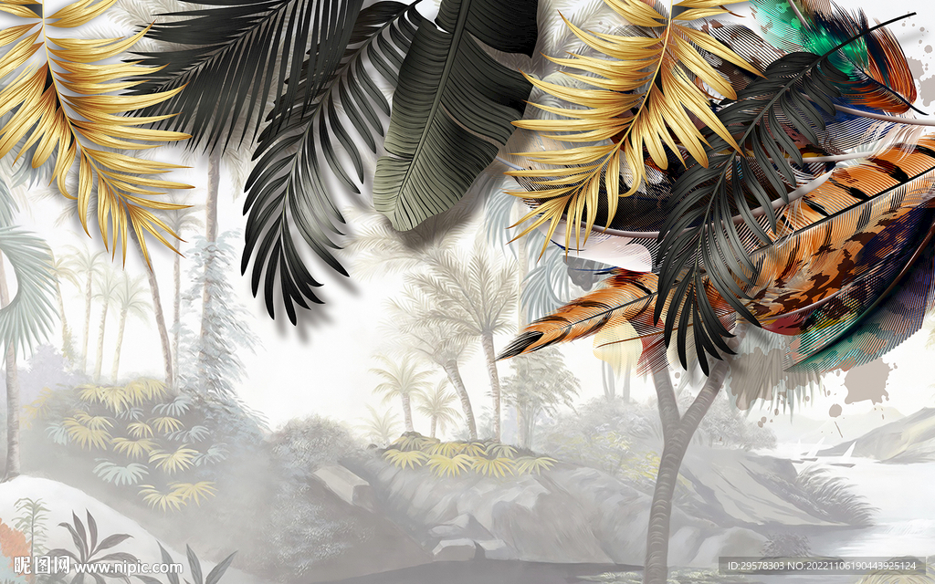 大气 欧式装饰画 TIF分层 