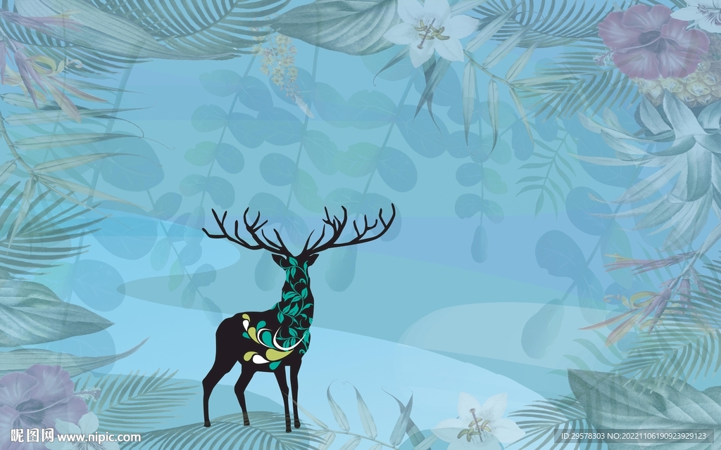 高清 欧式装饰画 TIF分层 