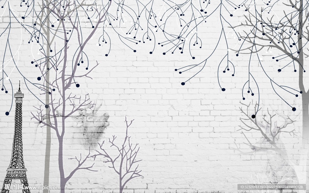 人气 欧式新无框画 TIF分层