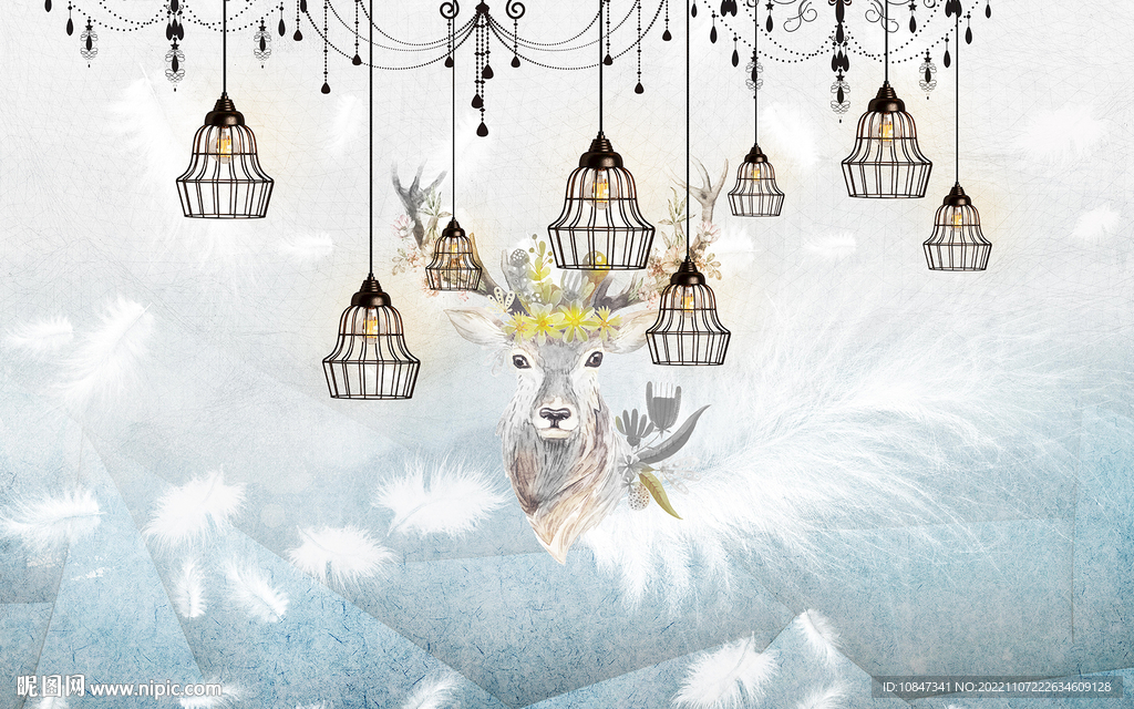 高清 奢华新装饰画 TIF分层