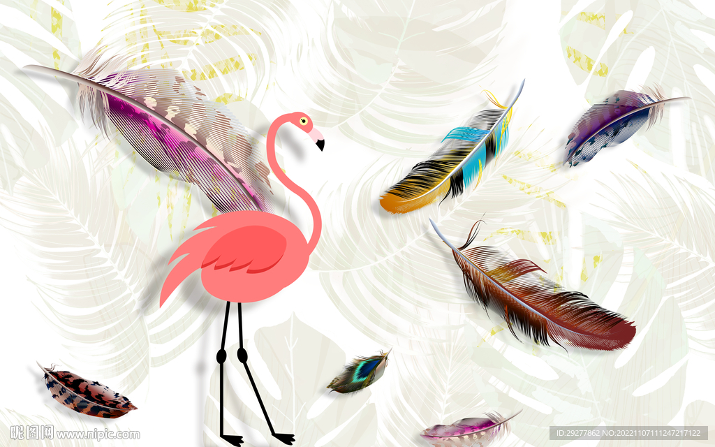 高清 电视背景墙画 TIF分层