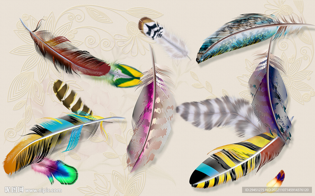 简约 新欧式无框画 TIF分层