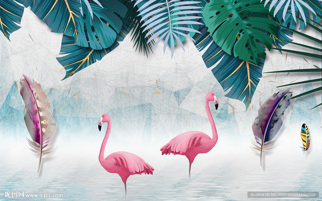 豪华 北欧新无框画 tif分层