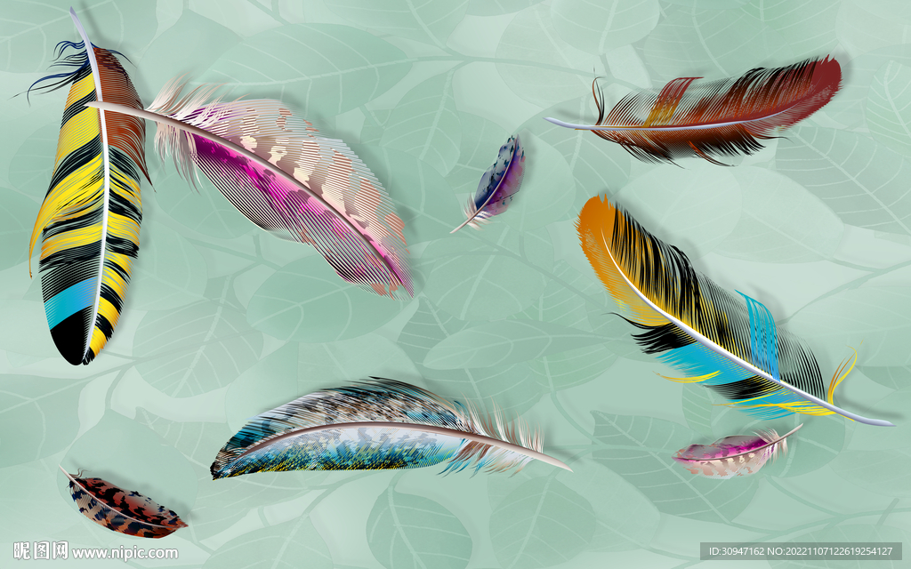 大气 高清欧式墙画 TIF分层