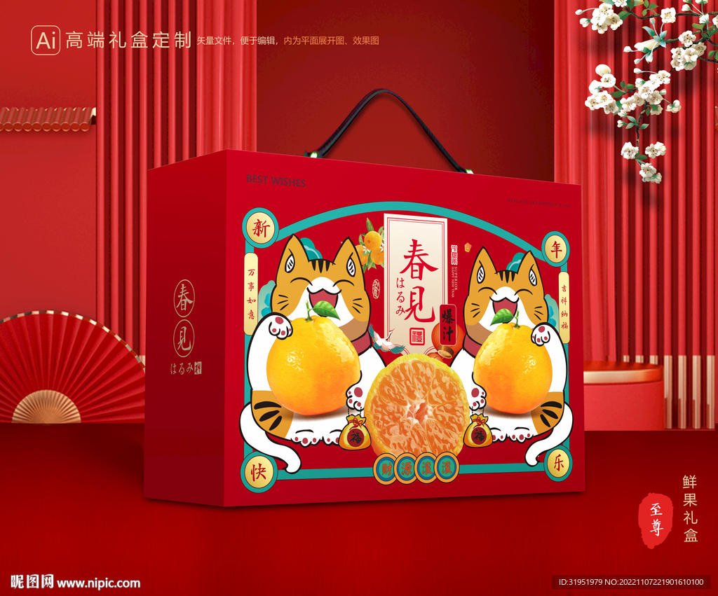 耙耙柑包装 水果礼盒